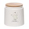 Transpac 7" Off-White Lavender & Lilac Ceramic Cookie Jar - Decorative Tabletop Storage, Food Safe, Dishwasher Safe, Everyday Use